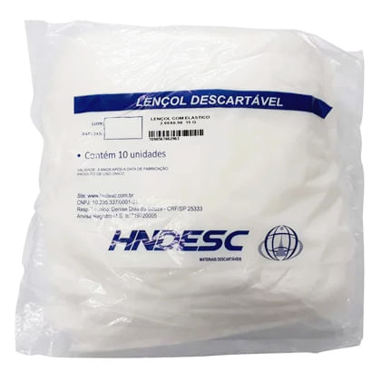 Lençol TNT c/ Elástico 2,00x0,90cm – HNDESC